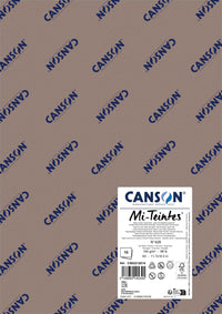 Хартия за пастел Canson Mi-Teintes A3 160 g - 10 листа – Филцово сиво 429