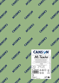 Хартия за пастел Canson Mi-Teintes A3 160 g - 10 листа – Светлозелено 480