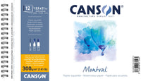 Canson Montval акварелен блок със спирала CP 300 g/m² 12 листа 13,5 x 21 cm