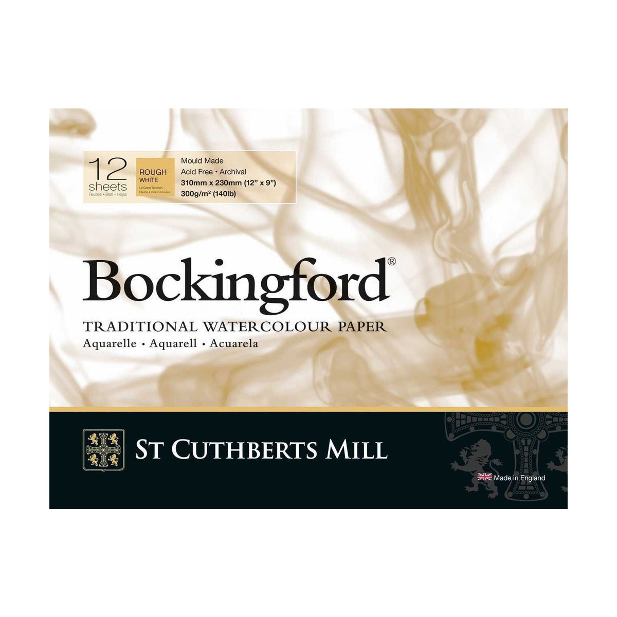CANSON St Cuthberts Bockingford акварелен блок Rough 300 g/m² - 12 листа, различни формати