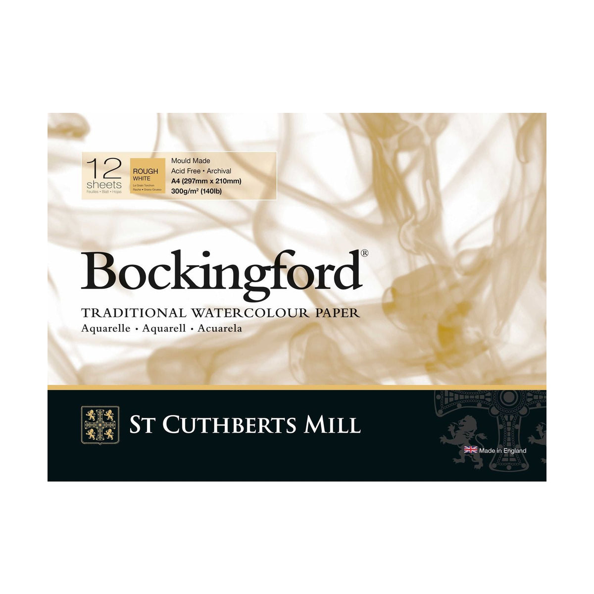 CANSON St Cuthberts Bockingford акварелен блок Rough 300 g/m² - 12 листа, различни формати