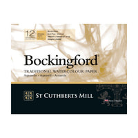 CANSON St Cuthberts Bockingford акварелен блок Rough 300 g/m² - 12 листа, различни формати