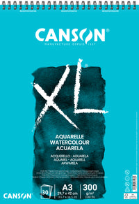 CANSON XL Aquarelle акварелен блок 300 g/m² A3 - 30 листа, спирала
