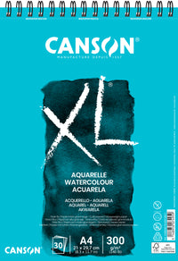Canson XL акварелен блок CP White 300 g/m² - 30 листа, A4, спирала