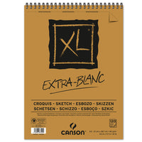 Скицник CANSON XL Extra Blanc 90 g/m² 120 листа A4 със спирала отгоре