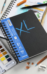 Canson XL Mix Media Textured лепен блок A5, 300 g/m², 68 листа