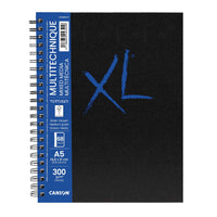 Canson XL Mix Media Textured лепен блок A5, 300 g/m², 68 листа