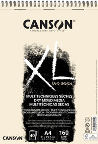 Canson XL Touch блок за пастели Natural 160 g/m² 40 л. A4 със спирала
