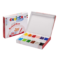 Училищен комплект флумастери Carioca, микс от цветове