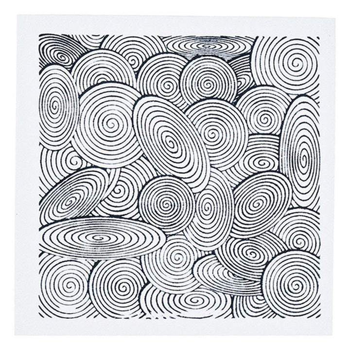 CERNIT полимерна текстура 90x90 mm - спирали