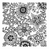 CERNIT полимерна текстура 90x90 mm – цветя 2