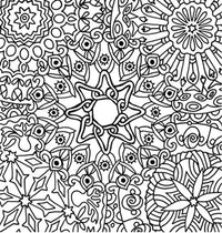 CERNIT полимерна текстура 90x90 mm – мандала