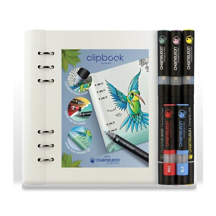 Chameleon флумастери с тетрадка Filofax - комплект от 6 броя — изображение 1