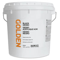Черен акрилен грунд GOLDEN Black Gesso