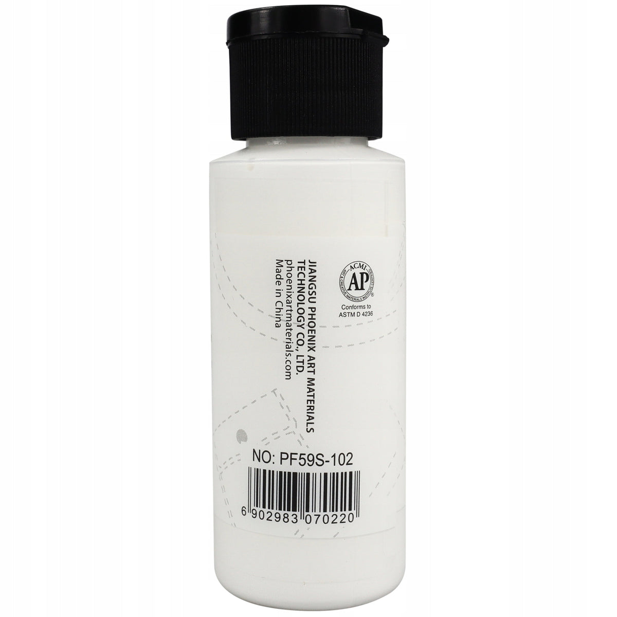 Χρώμα για ύφασμα Phoenix 59 ml λευκό