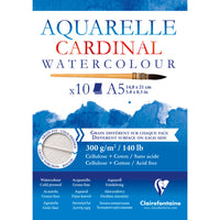 Clairefontaine Cardinal акварелен блок CP R 300 g 10л. лепен
