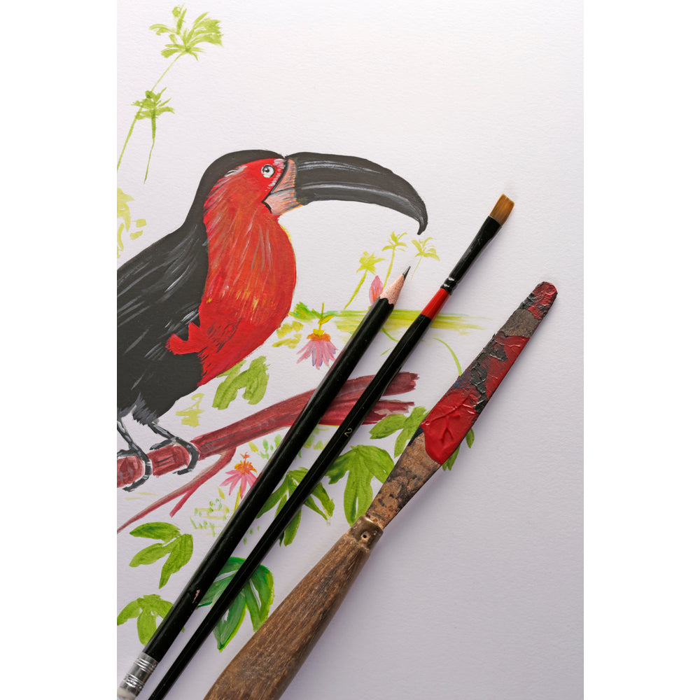 Clairefontaine Paint'On Mix Media скицник 250 g 40 л. лепен Extra White