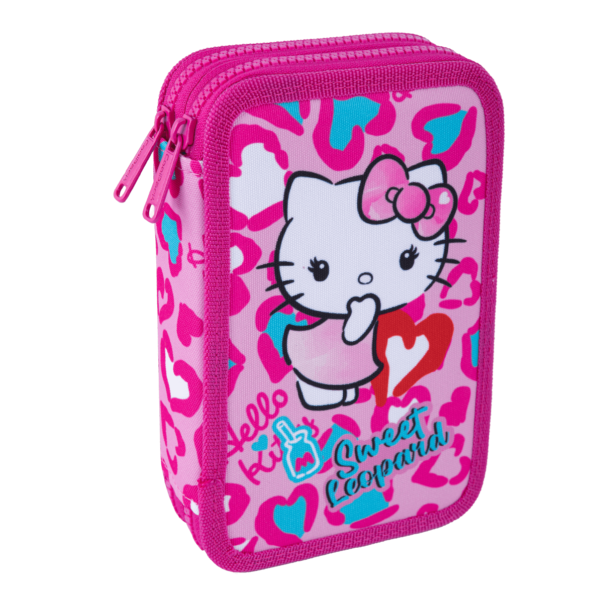 Colorino двуетажен пълен несесер Jumper 2 Hello Kitty – Hello Kitty Розово