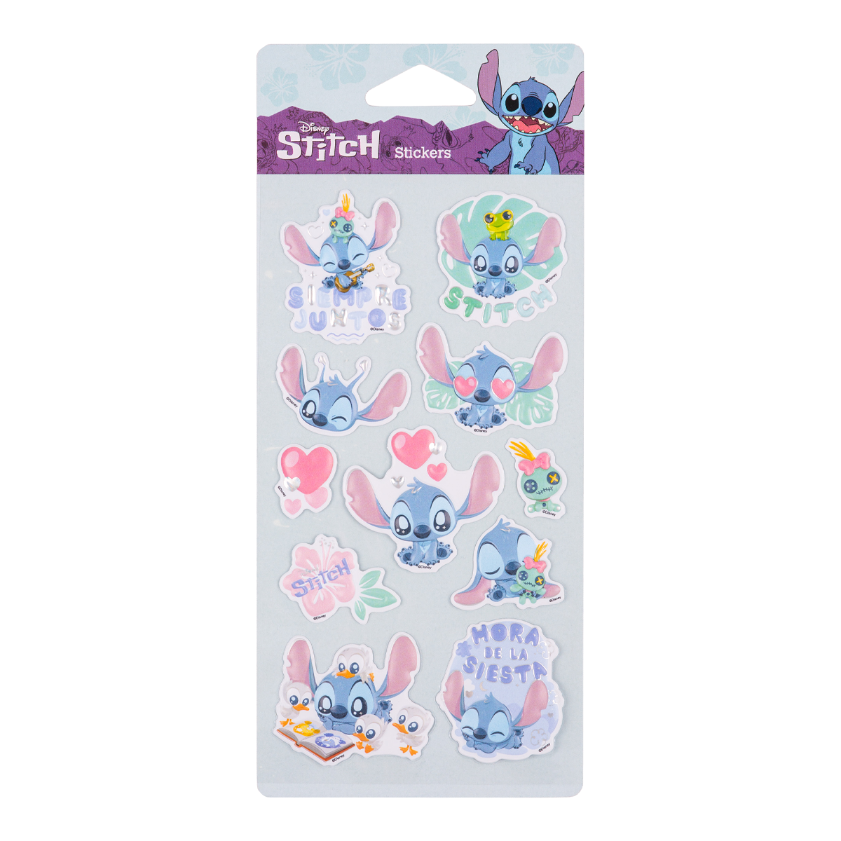 Colorino Pop-Up стикери Stitch Pastel 1, микс от мотиви