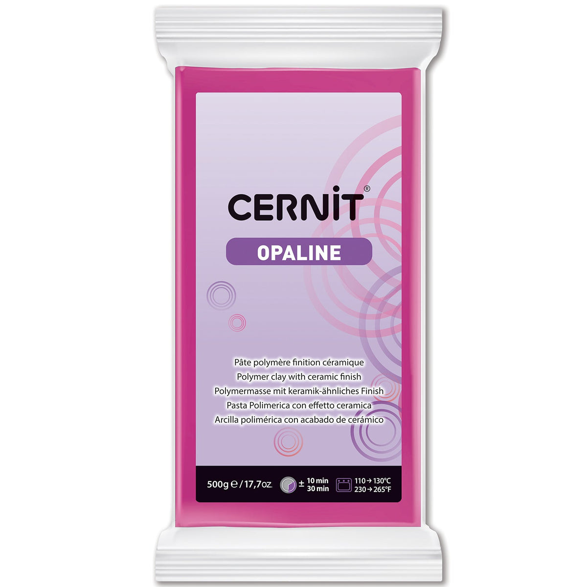 CERNIT Opaline Полимерна глина 500 g – Magenta