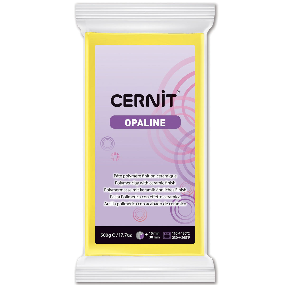 CERNIT Opaline Полимерна глина 500 g – Primary Yellow