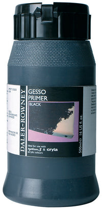 DALER ROWNEY D&R Artist черен гесо грунд 500 ml