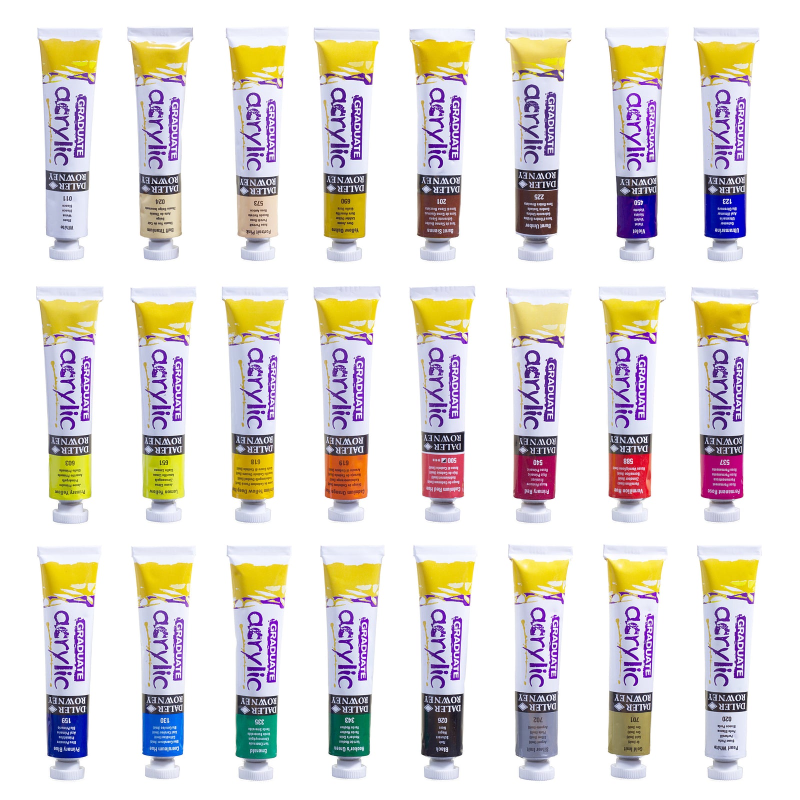 Комплект акрилни бои DALER ROWNEY Graduate 24 x 22 ml