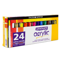 Комплект акрилни бои DALER ROWNEY Graduate 24 x 22 ml