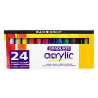 Комплект акрилни бои DALER ROWNEY Graduate 24 x 22 ml