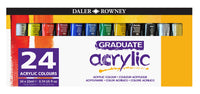 Комплект акрилни бои DALER ROWNEY Graduate 24 x 22 ml