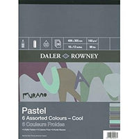 Хартия за пастел DALER ROWNEY Murano Cool 40,6 x 30,5 см, 160 г - 30 листа