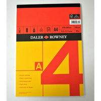 Скицник DALER ROWNEY Red & Yellow A4, 150 g, 25 листа, лепен
