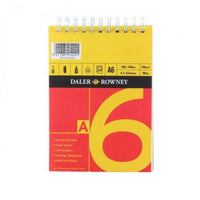 DALER ROWNEY D&R Red & Yellow скицник A6 150 g 25 л. лепен
