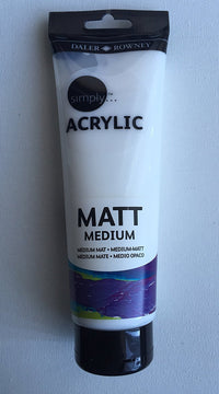 DALER ROWNEY Simply матов акрилен медиум 250 ml