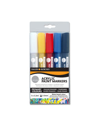 DALER ROWNEY Simply комплект акрилни маркери 5 бр. (2–3 mm)
