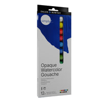 DALER ROWNEY Simply комплект гваш бои 12 x 12 ml