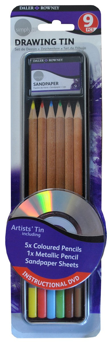 DALER ROWNEY D&R Simply комплект за скициране с аксесоари 9 части
