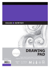 DALER ROWNEY Simply скицник A4 120 g 50 л. лепен