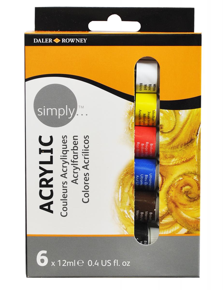Daler- Rowney - акрилен комплект 6 x 12ml — изображение 1