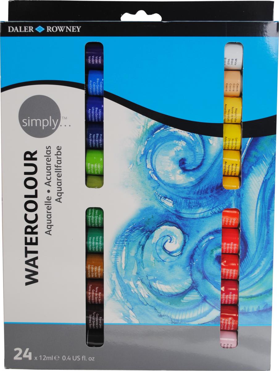 Daler- Rowney - акварел сет 24 x 12ml — изображение 1