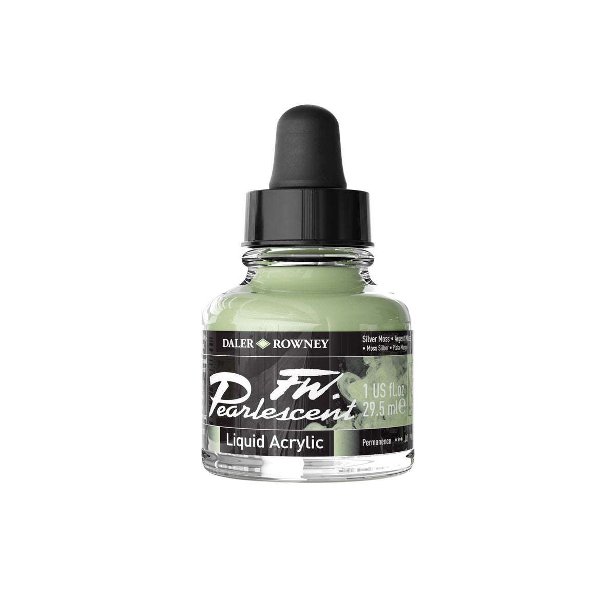 DALER ROWNEY FW перлено акрилно мастило 29,5 ml – Сребърен мъх
