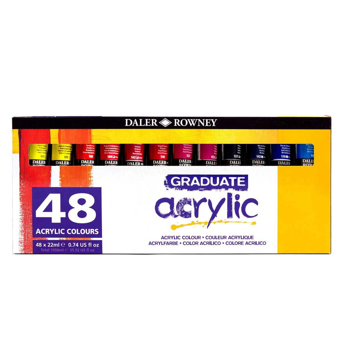 DALER ROWNEY Graduate комплект акрилни бои 48 x 22 ml