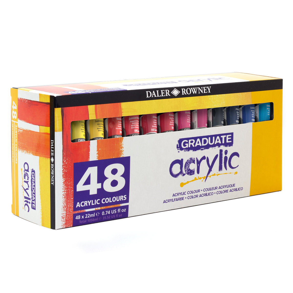 DALER ROWNEY Graduate комплект акрилни бои 48 x 22 ml