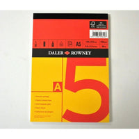 DALER ROWNEY Red & Yellow скицник A5 150 g/m² 25 листа с лепена подвързия