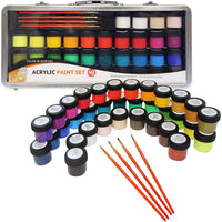 DALER ROWNEY Simply комплект акрилни бои 40 части в метален куфар