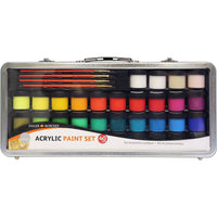 DALER ROWNEY Simply комплект акрилни бои 40 части в метален куфар