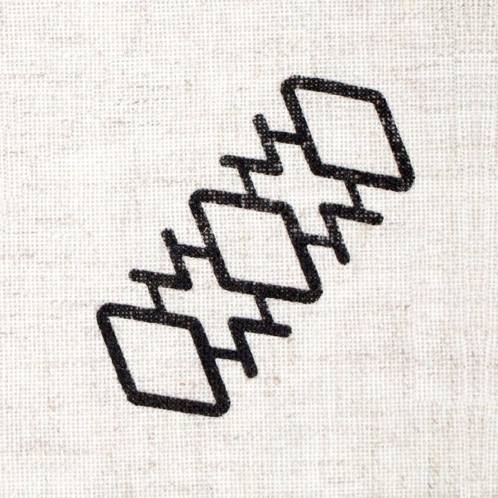 Дървен печат ROSA TALENT No. 10 Geometry 7x3 cm — изображение 2