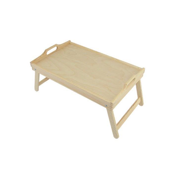 Дървен поднос с крачета 50x30x7 см — изображение 1