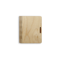 Дървена кутия за визитки и карти, 11 x 2,5 cm – двоен, 15,5