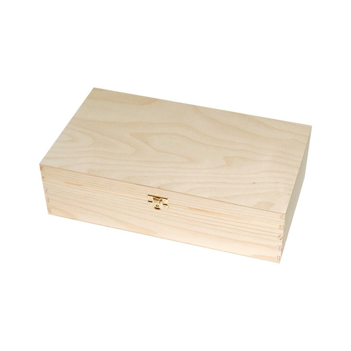 Дървена кутия за две вина 35x20x9.8 cm — изображение 1